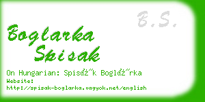 boglarka spisak business card